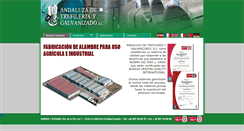 Desktop Screenshot of andaluzadetrefileria.com