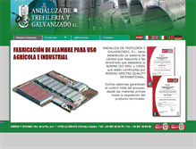 Tablet Screenshot of andaluzadetrefileria.com